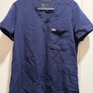 Figs Women Navy Blue Scrub Set